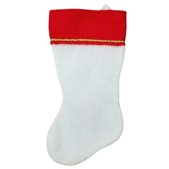 VTG Snoopy Woodstock Christmas Stocking Singing Sleigh Felt Peanuts Dog Bird '85 - Picture 3 of 7